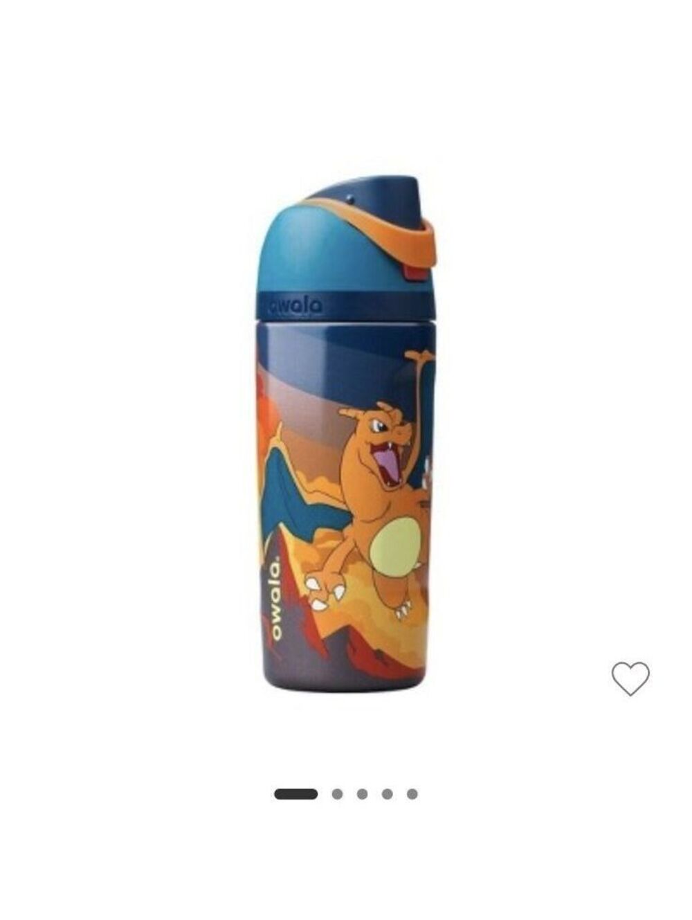 Owala 16 oz Stainless Steel Charizard Water Bottle